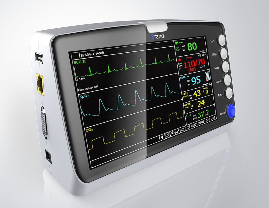 医疗仪器,监护仪外观设计,产品结构设计,优选八千里工业设计公司